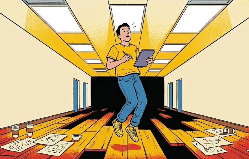 L’AI alza il soffitto e abbassa il pavimento (e noi siamo al piano terra)